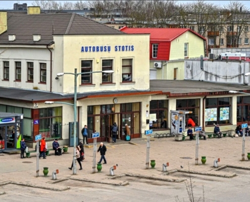 Panevėžio miesto autobusų stoties prieigų urbanizuotos teritorijos konversija į žaliąją erdvę ir reikalingos susisiekimo infrastruktūros modernizavimas